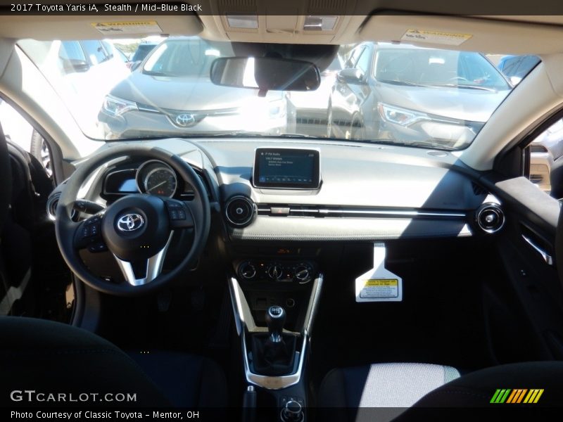 Stealth / Mid-Blue Black 2017 Toyota Yaris iA