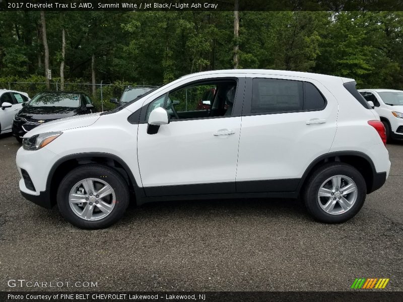 Summit White / Jet Black/­Light Ash Gray 2017 Chevrolet Trax LS AWD