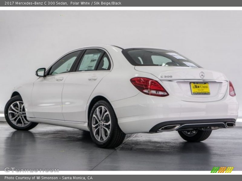 Polar White / Silk Beige/Black 2017 Mercedes-Benz C 300 Sedan