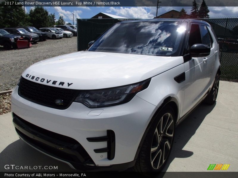 Fuji White / Nimbus/Black 2017 Land Rover Discovery HSE Luxury