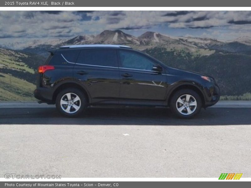 Black / Black 2015 Toyota RAV4 XLE