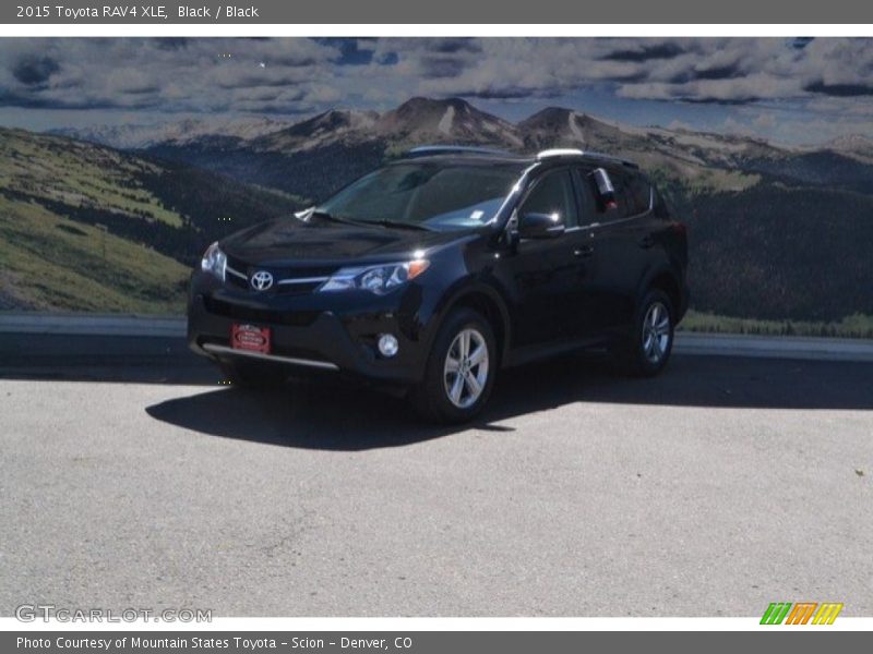 Black / Black 2015 Toyota RAV4 XLE