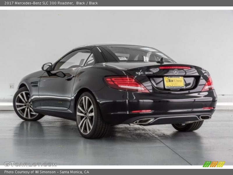 Black / Black 2017 Mercedes-Benz SLC 300 Roadster