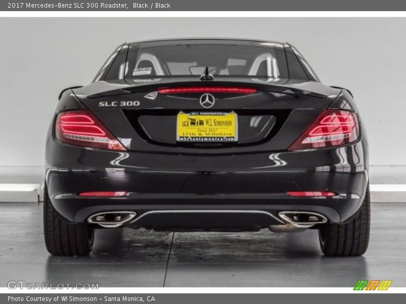 Black / Black 2017 Mercedes-Benz SLC 300 Roadster