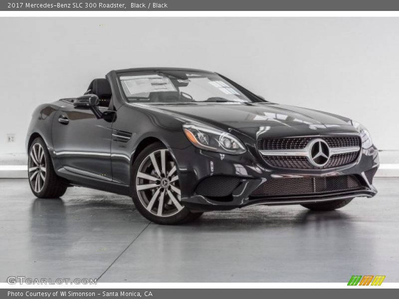 Black / Black 2017 Mercedes-Benz SLC 300 Roadster