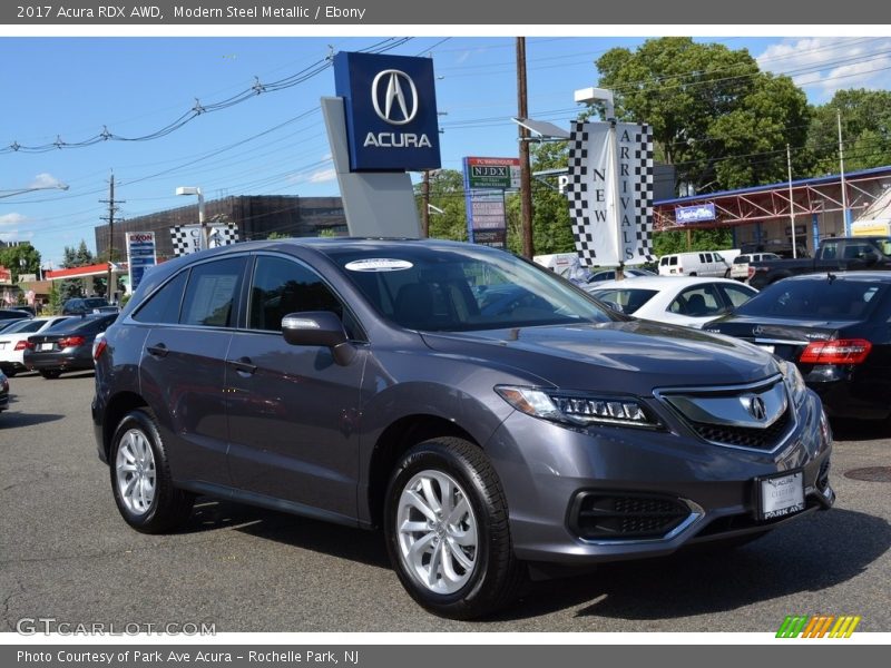 Modern Steel Metallic / Ebony 2017 Acura RDX AWD