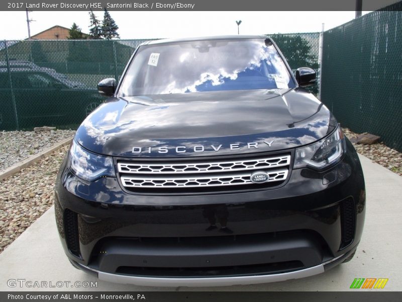 Santorini Black / Ebony/Ebony 2017 Land Rover Discovery HSE