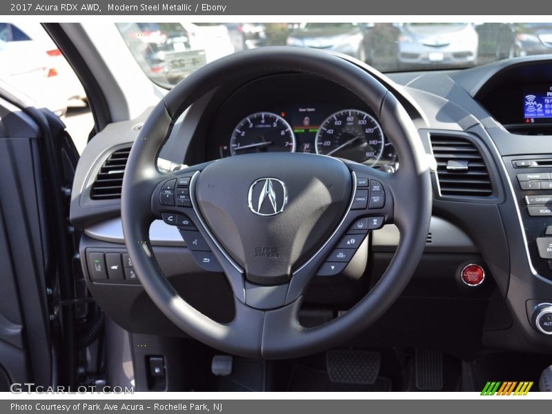 Modern Steel Metallic / Ebony 2017 Acura RDX AWD