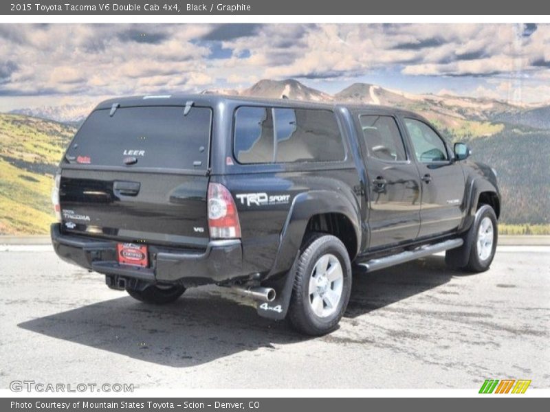 Black / Graphite 2015 Toyota Tacoma V6 Double Cab 4x4