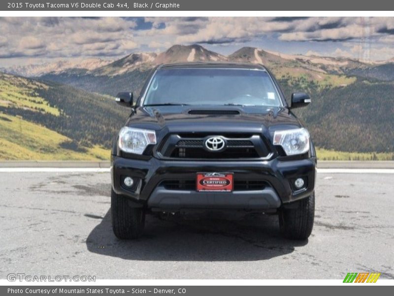 Black / Graphite 2015 Toyota Tacoma V6 Double Cab 4x4