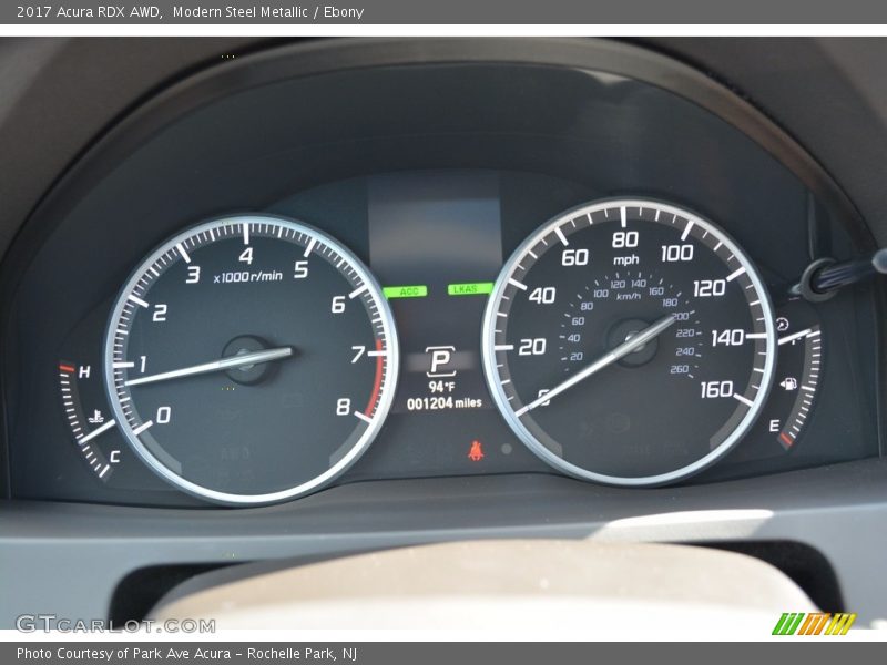 Modern Steel Metallic / Ebony 2017 Acura RDX AWD