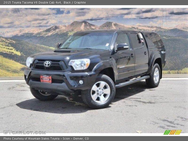 Black / Graphite 2015 Toyota Tacoma V6 Double Cab 4x4
