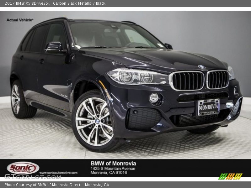 Carbon Black Metallic / Black 2017 BMW X5 sDrive35i