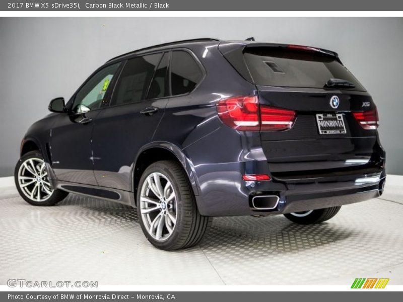 Carbon Black Metallic / Black 2017 BMW X5 sDrive35i