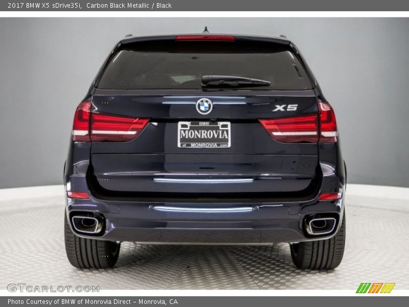 Carbon Black Metallic / Black 2017 BMW X5 sDrive35i