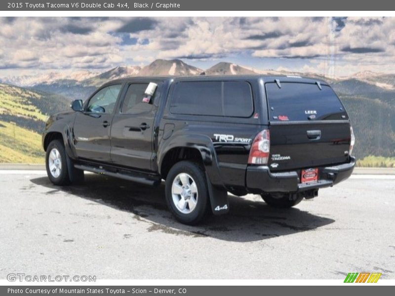 Black / Graphite 2015 Toyota Tacoma V6 Double Cab 4x4