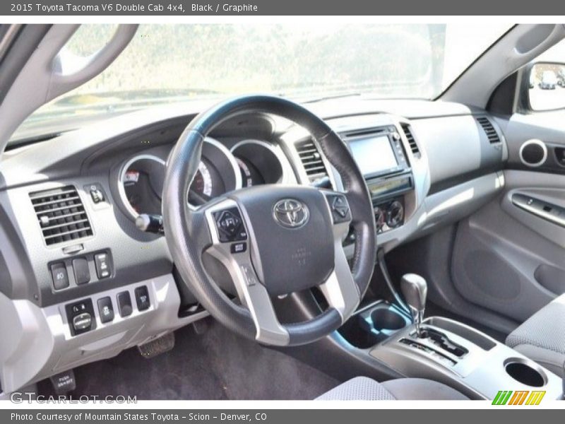Black / Graphite 2015 Toyota Tacoma V6 Double Cab 4x4