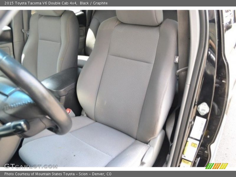 Black / Graphite 2015 Toyota Tacoma V6 Double Cab 4x4