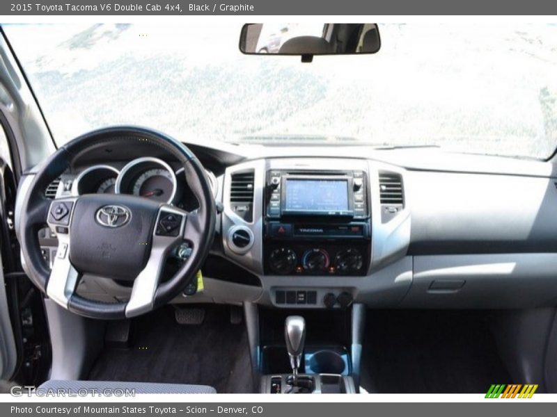 Black / Graphite 2015 Toyota Tacoma V6 Double Cab 4x4