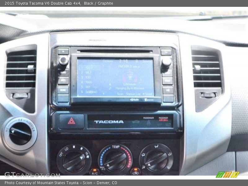 Black / Graphite 2015 Toyota Tacoma V6 Double Cab 4x4