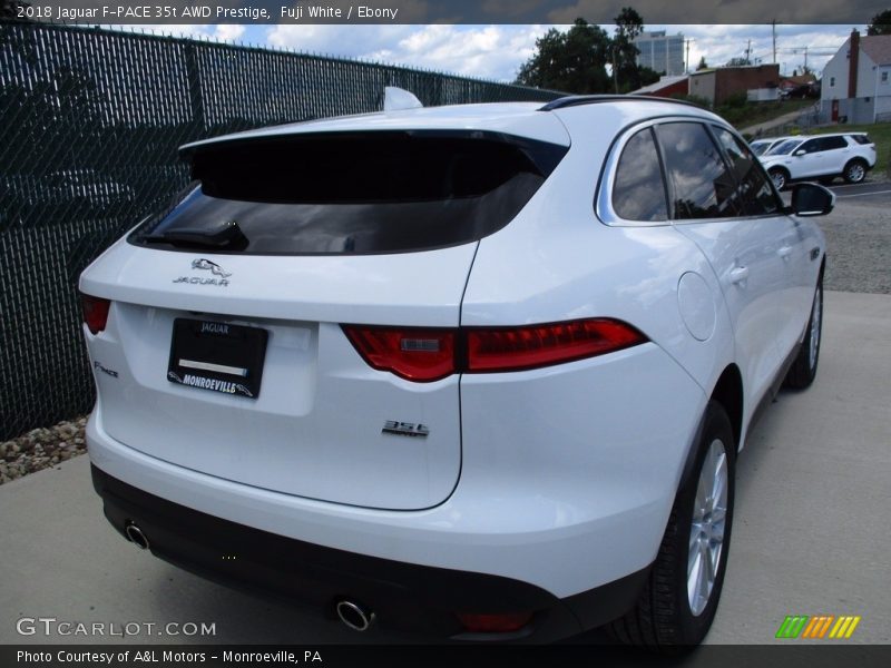 Fuji White / Ebony 2018 Jaguar F-PACE 35t AWD Prestige