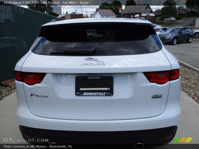 Fuji White / Ebony 2018 Jaguar F-PACE 35t AWD Prestige