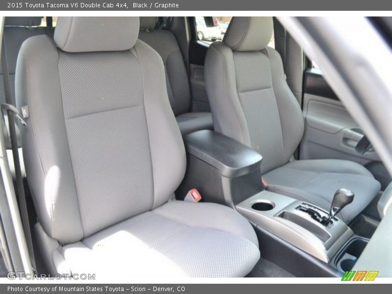 Black / Graphite 2015 Toyota Tacoma V6 Double Cab 4x4