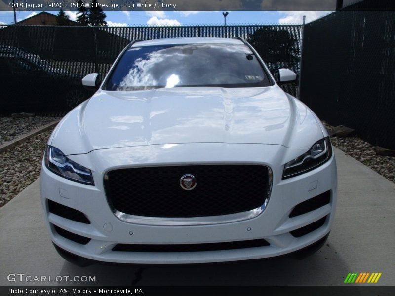 Fuji White / Ebony 2018 Jaguar F-PACE 35t AWD Prestige