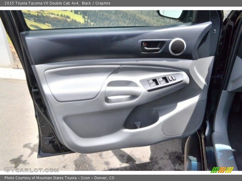 Black / Graphite 2015 Toyota Tacoma V6 Double Cab 4x4