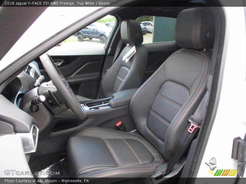 Front Seat of 2018 F-PACE 35t AWD Prestige