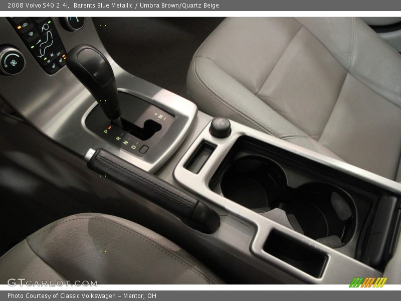 Barents Blue Metallic / Umbra Brown/Quartz Beige 2008 Volvo S40 2.4i