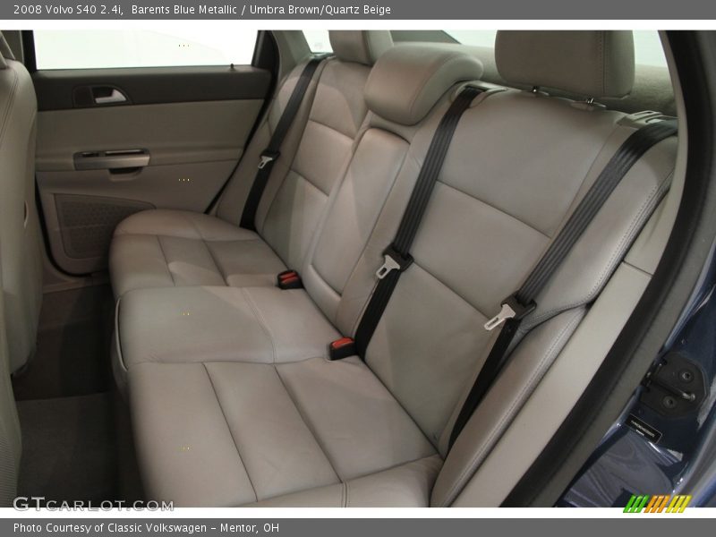 Barents Blue Metallic / Umbra Brown/Quartz Beige 2008 Volvo S40 2.4i