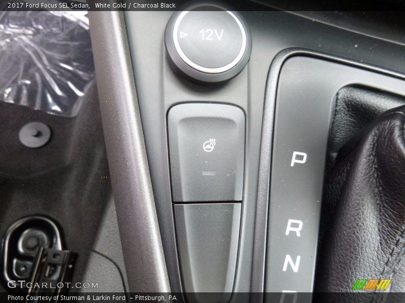 White Gold / Charcoal Black 2017 Ford Focus SEL Sedan