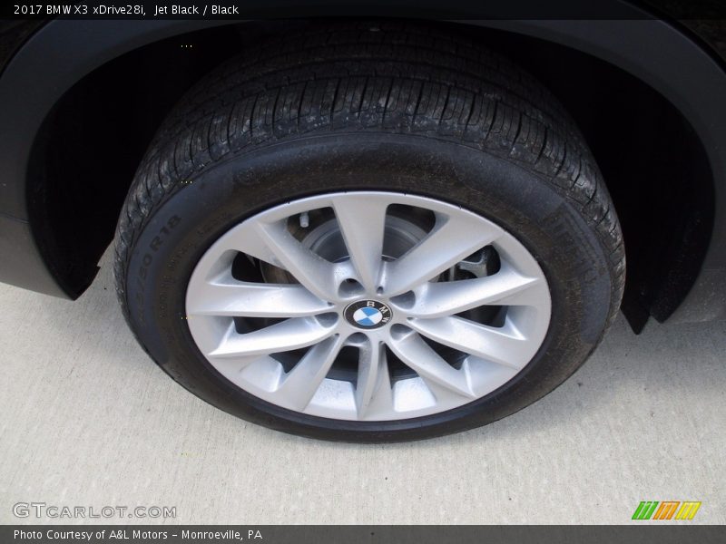 Jet Black / Black 2017 BMW X3 xDrive28i