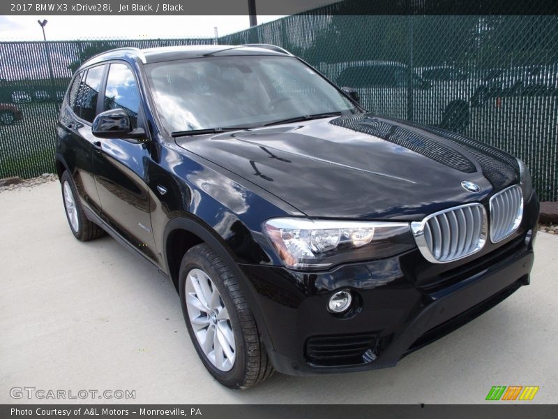 Jet Black / Black 2017 BMW X3 xDrive28i