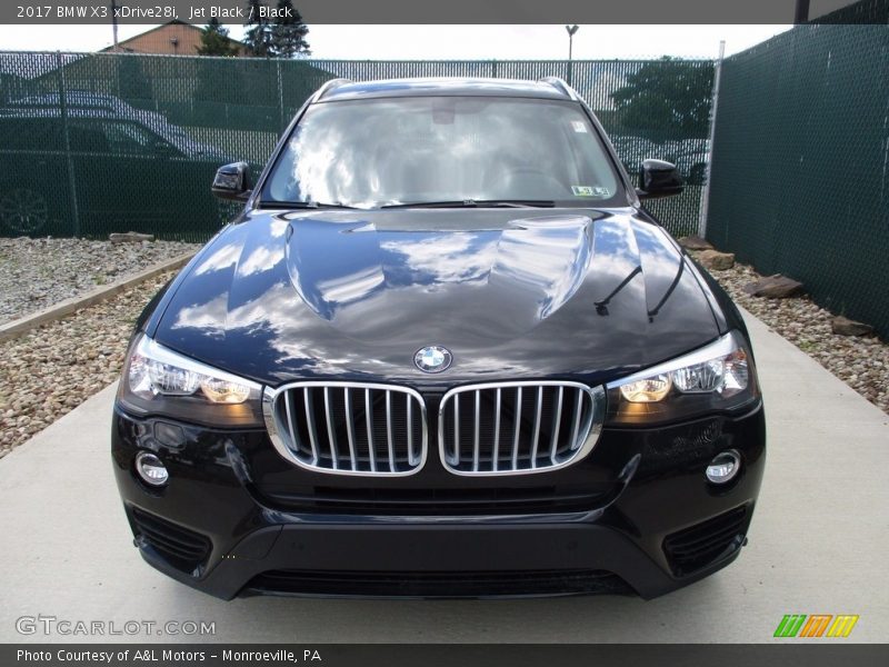 Jet Black / Black 2017 BMW X3 xDrive28i