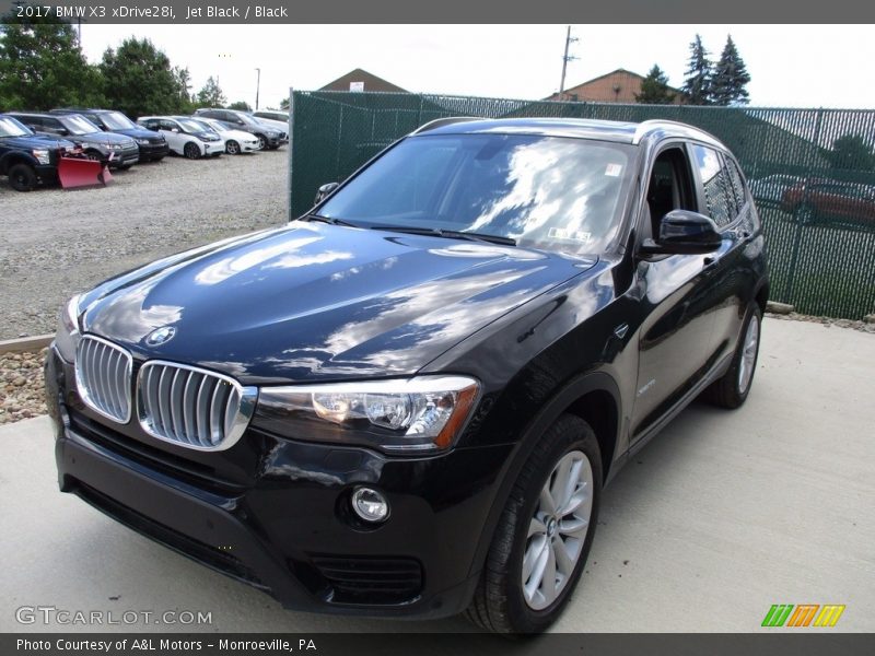 Jet Black / Black 2017 BMW X3 xDrive28i