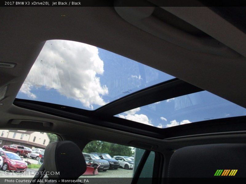 Jet Black / Black 2017 BMW X3 xDrive28i