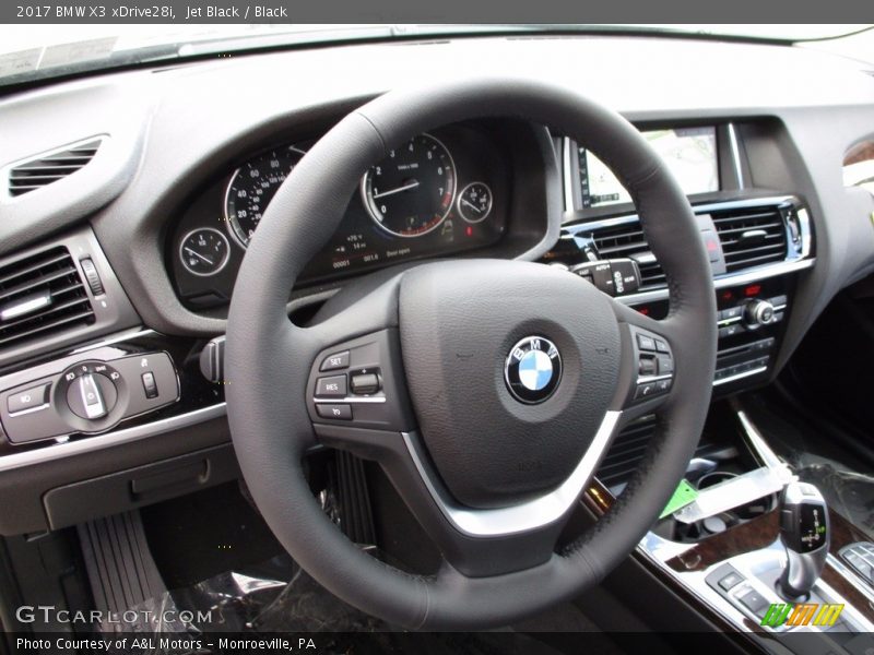Jet Black / Black 2017 BMW X3 xDrive28i