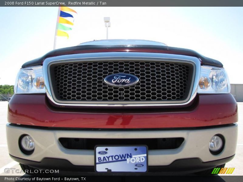 Redfire Metallic / Tan 2008 Ford F150 Lariat SuperCrew