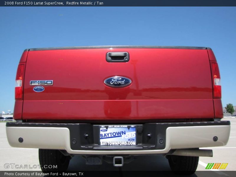 Redfire Metallic / Tan 2008 Ford F150 Lariat SuperCrew