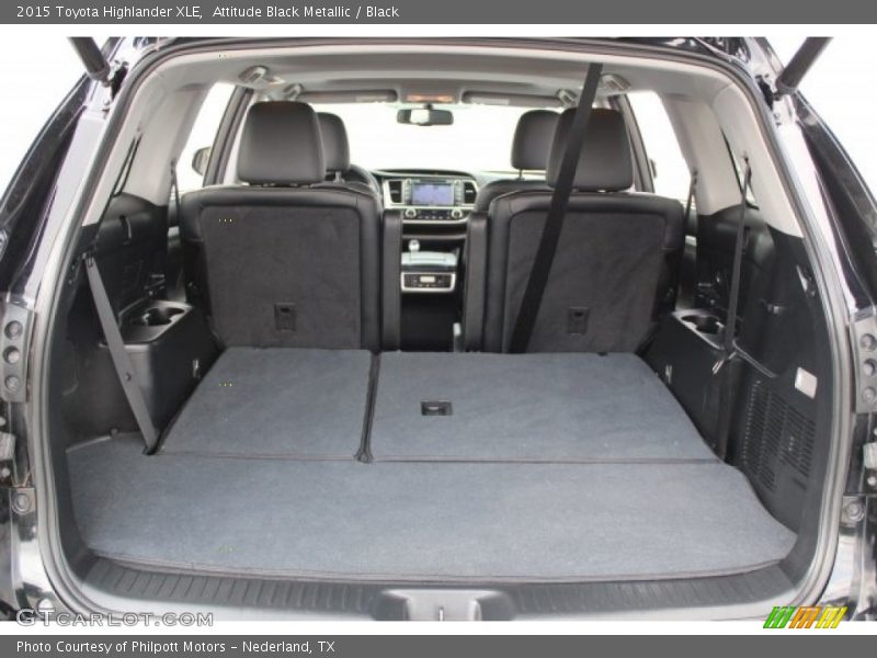 Attitude Black Metallic / Black 2015 Toyota Highlander XLE