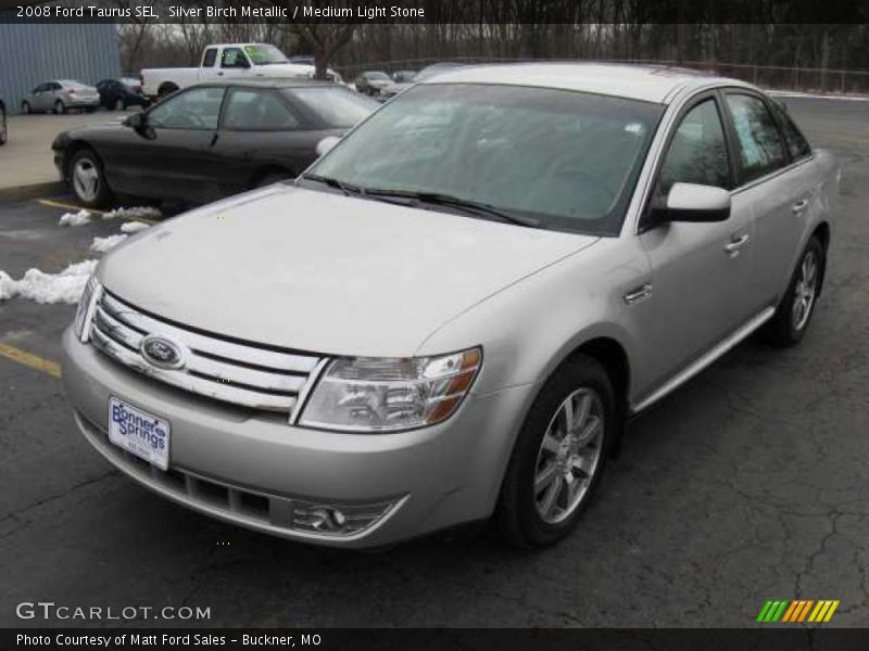 Silver Birch Metallic / Medium Light Stone 2008 Ford Taurus SEL