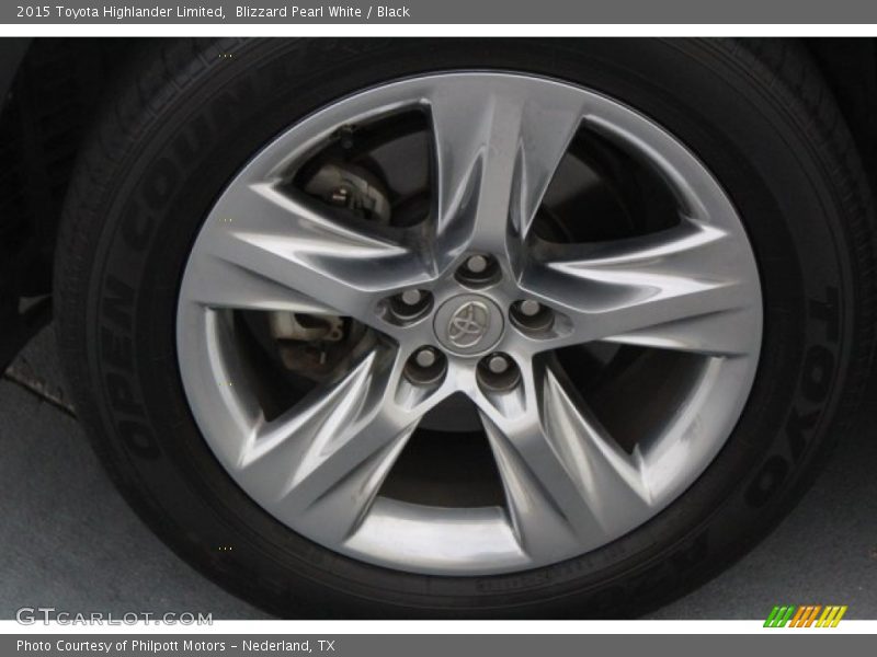 Blizzard Pearl White / Black 2015 Toyota Highlander Limited