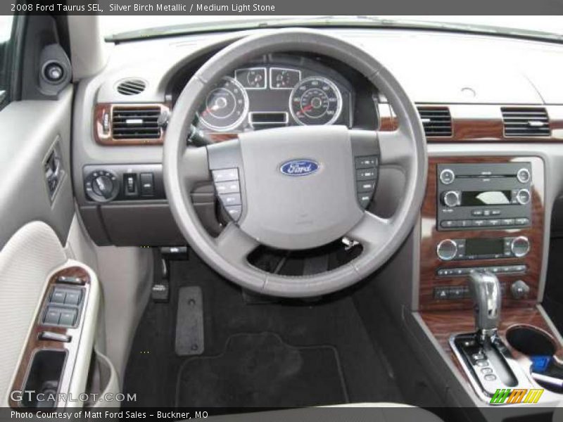 Silver Birch Metallic / Medium Light Stone 2008 Ford Taurus SEL