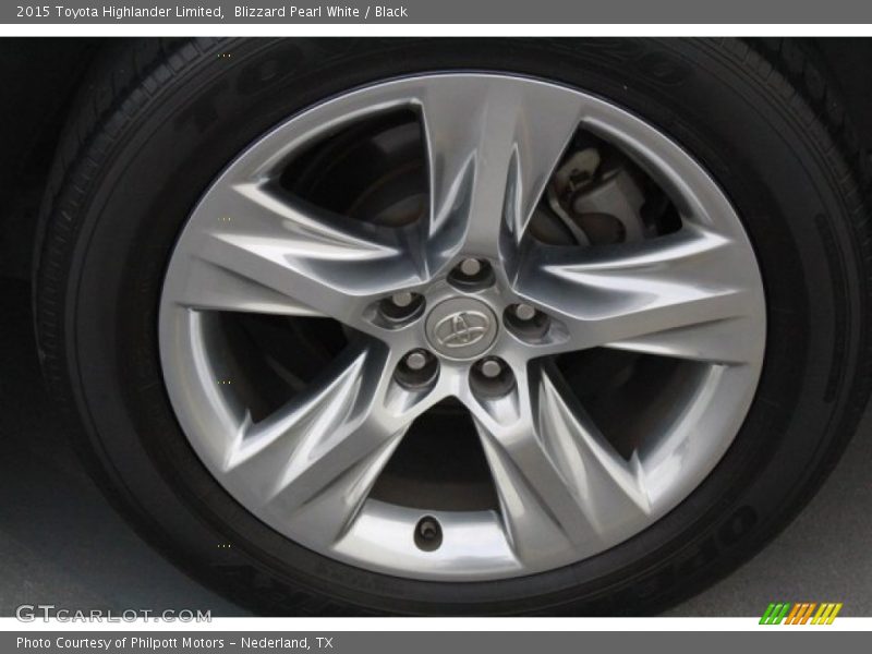 Blizzard Pearl White / Black 2015 Toyota Highlander Limited