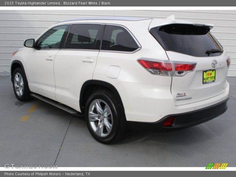 Blizzard Pearl White / Black 2015 Toyota Highlander Limited