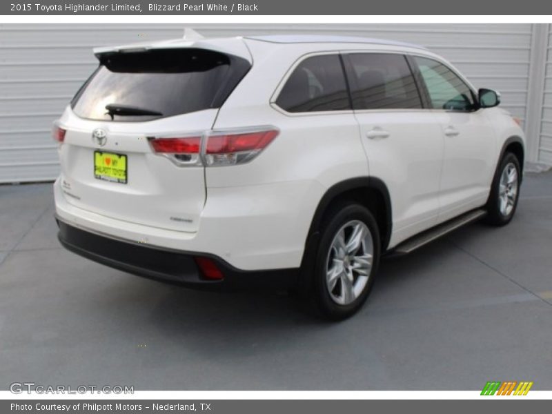 Blizzard Pearl White / Black 2015 Toyota Highlander Limited