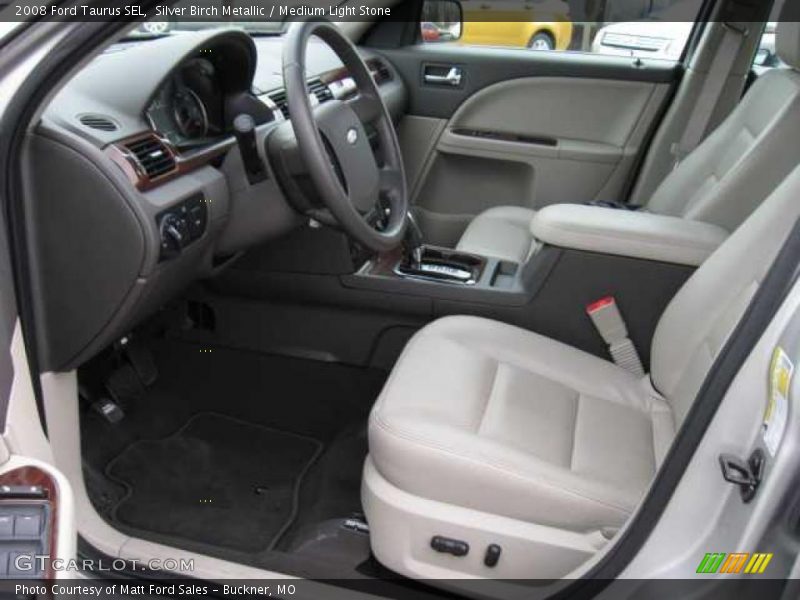 Silver Birch Metallic / Medium Light Stone 2008 Ford Taurus SEL