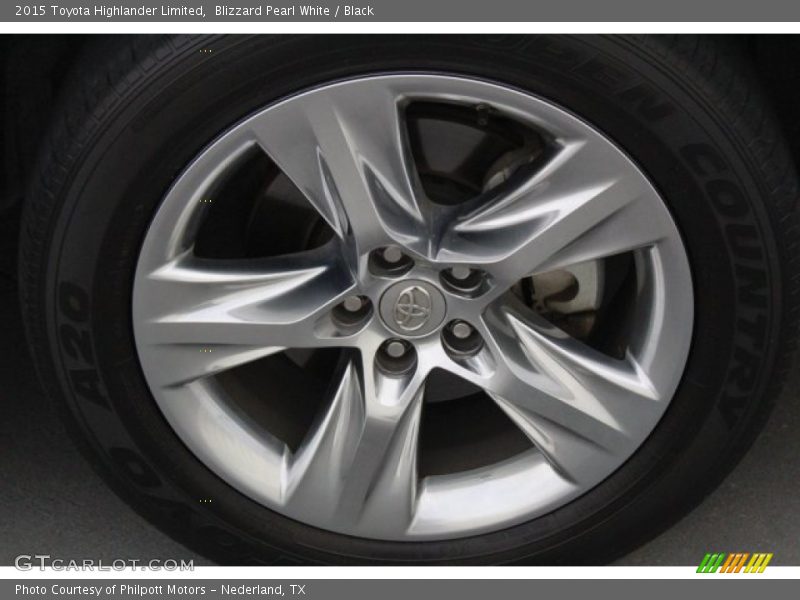 Blizzard Pearl White / Black 2015 Toyota Highlander Limited